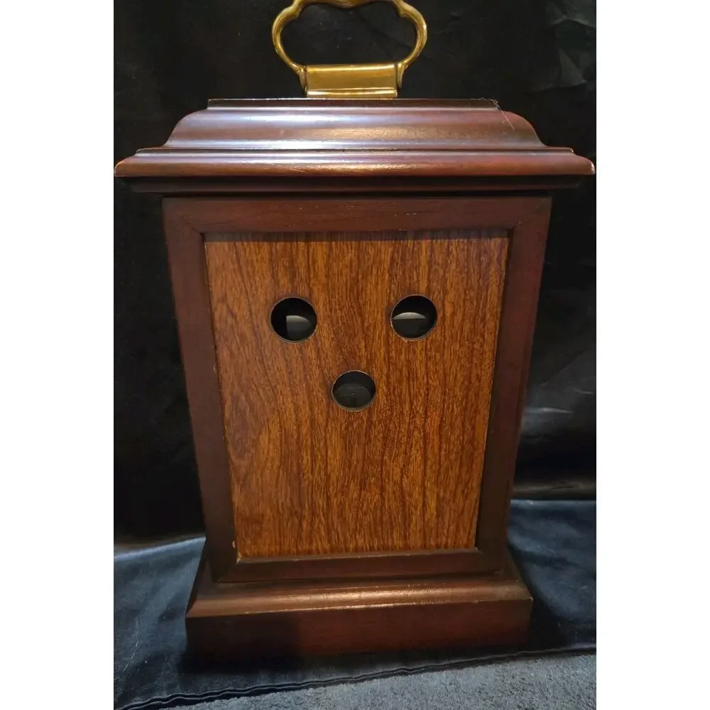 Cooper Classics Mantle Clock, Solid Wood, with Chime -1992 (removable Plaque)